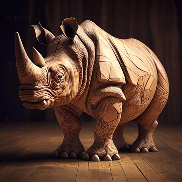 3D модель Rhinochelys (STL)